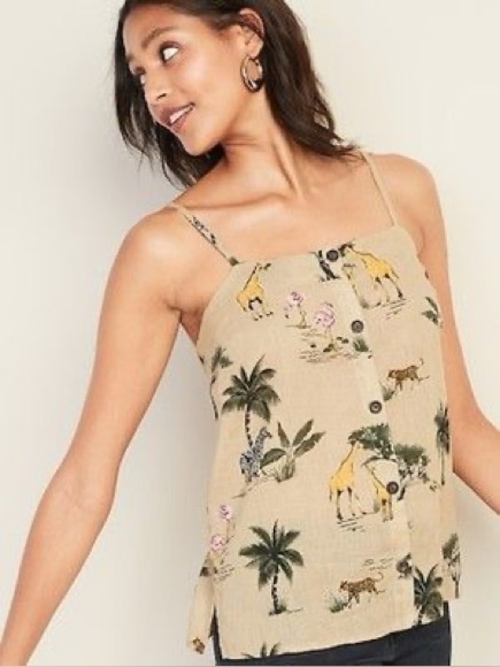Old Navy Safari Tank Size Small